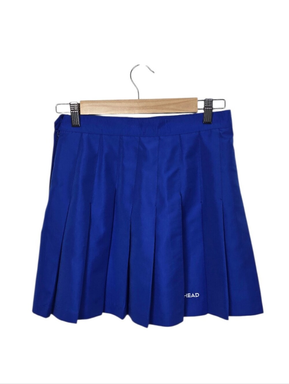 Vintage Head Pleated Lightweight Mini Tennis Skirt Women's 8 Royal Blue